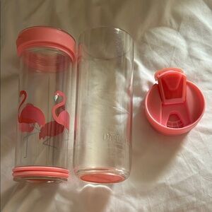 David’s Tea Pink Flamingo ice tea press.